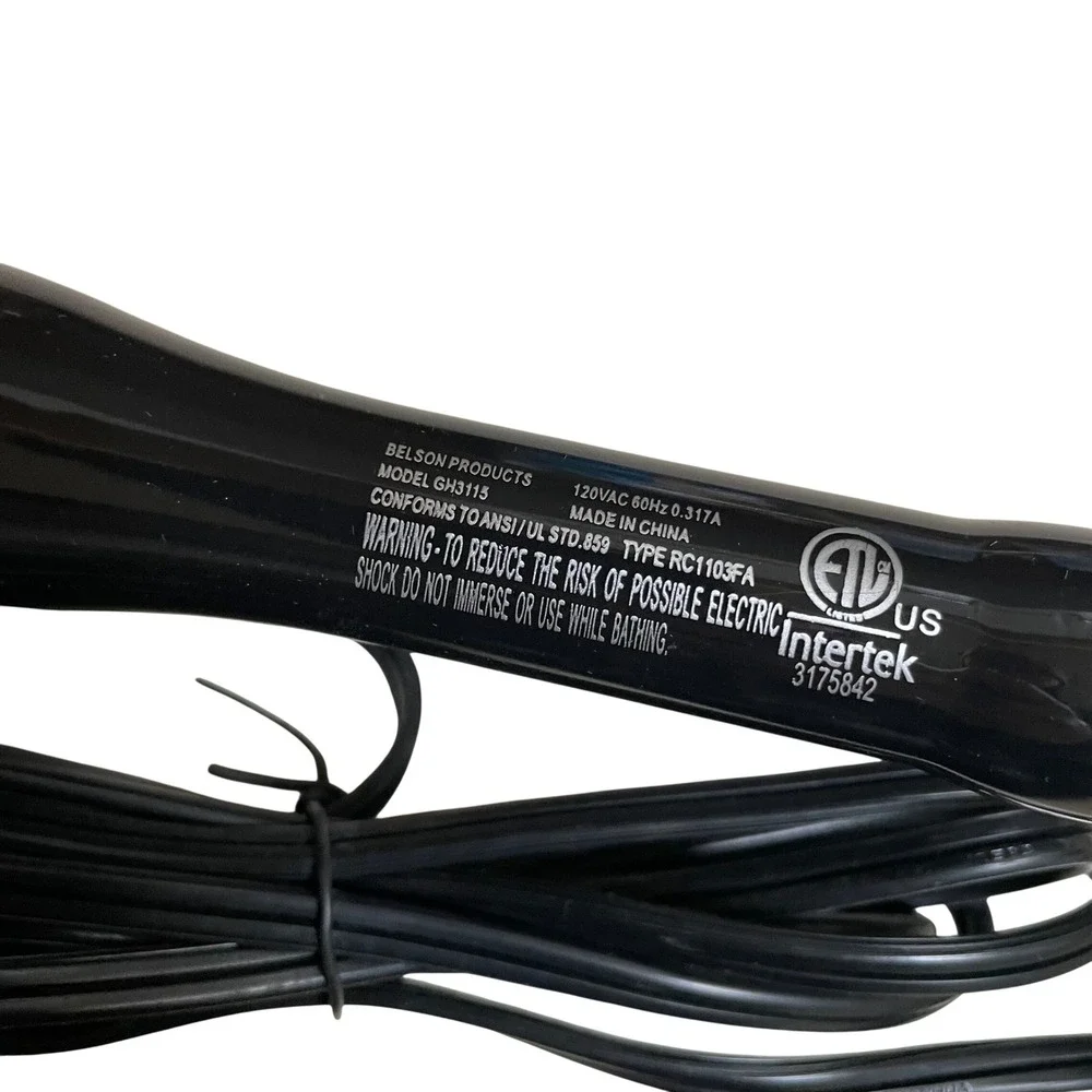 Gold N Hot Professional Infrared‎ Spring Curling Iron GH3115 Black Silver 1 Inch